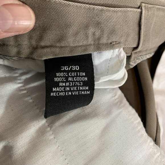 Perry Ellis Portfolio Mens Size 36X30 Straight Leg Dress Pants Flex Fit Waist - Picture 8 of 9